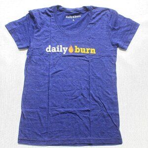 Daily Burn Fitness T-Shirt Large Fits Small